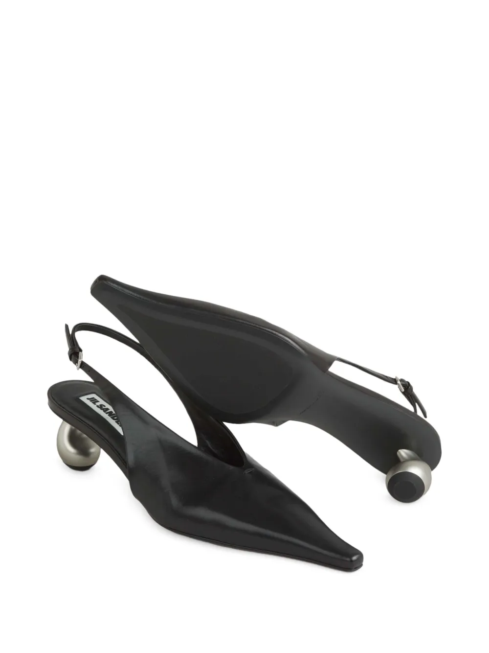 Jil Sander Slingback pumps Zwart