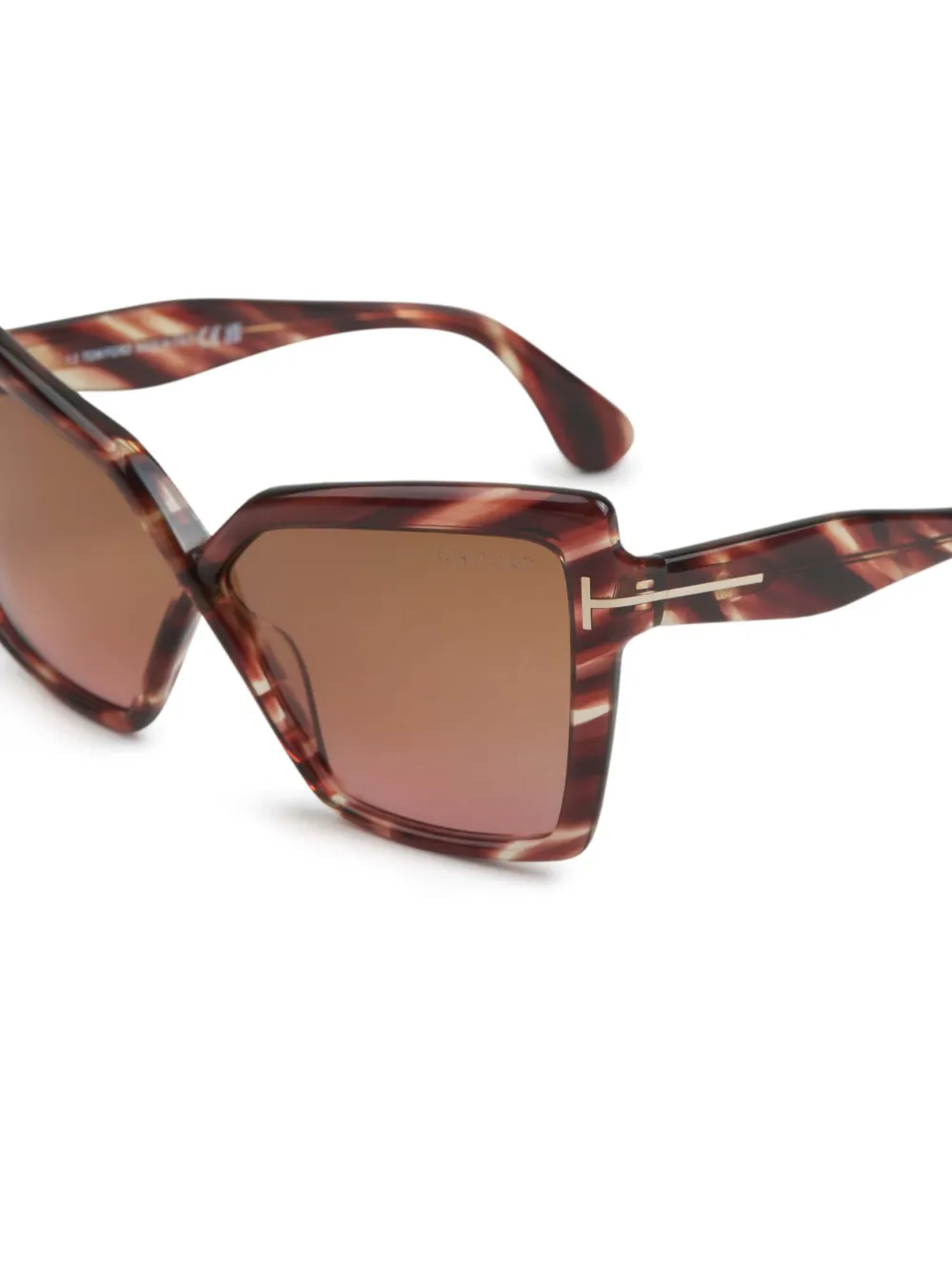TOM FORD Eyewear Fiore zonnebril Bruin