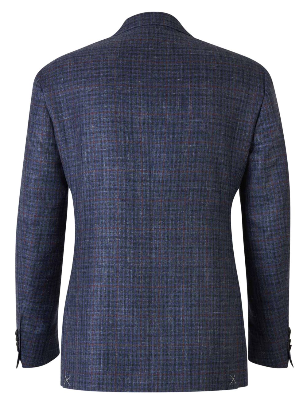 Canali Geruite blazer - Blauw