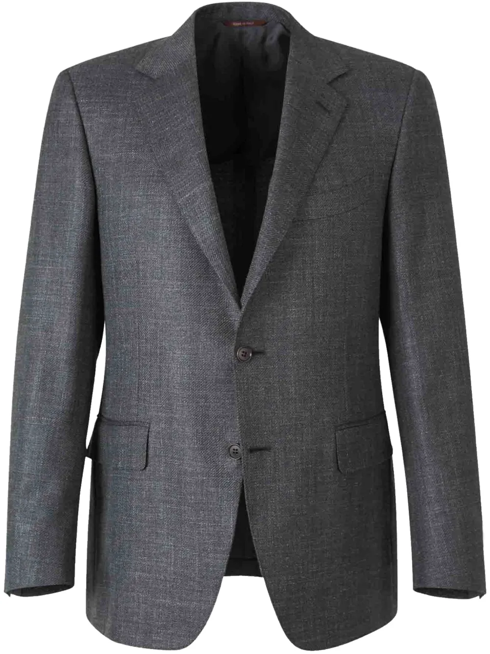 Canali Blazer met enkele rij knopen Grijs