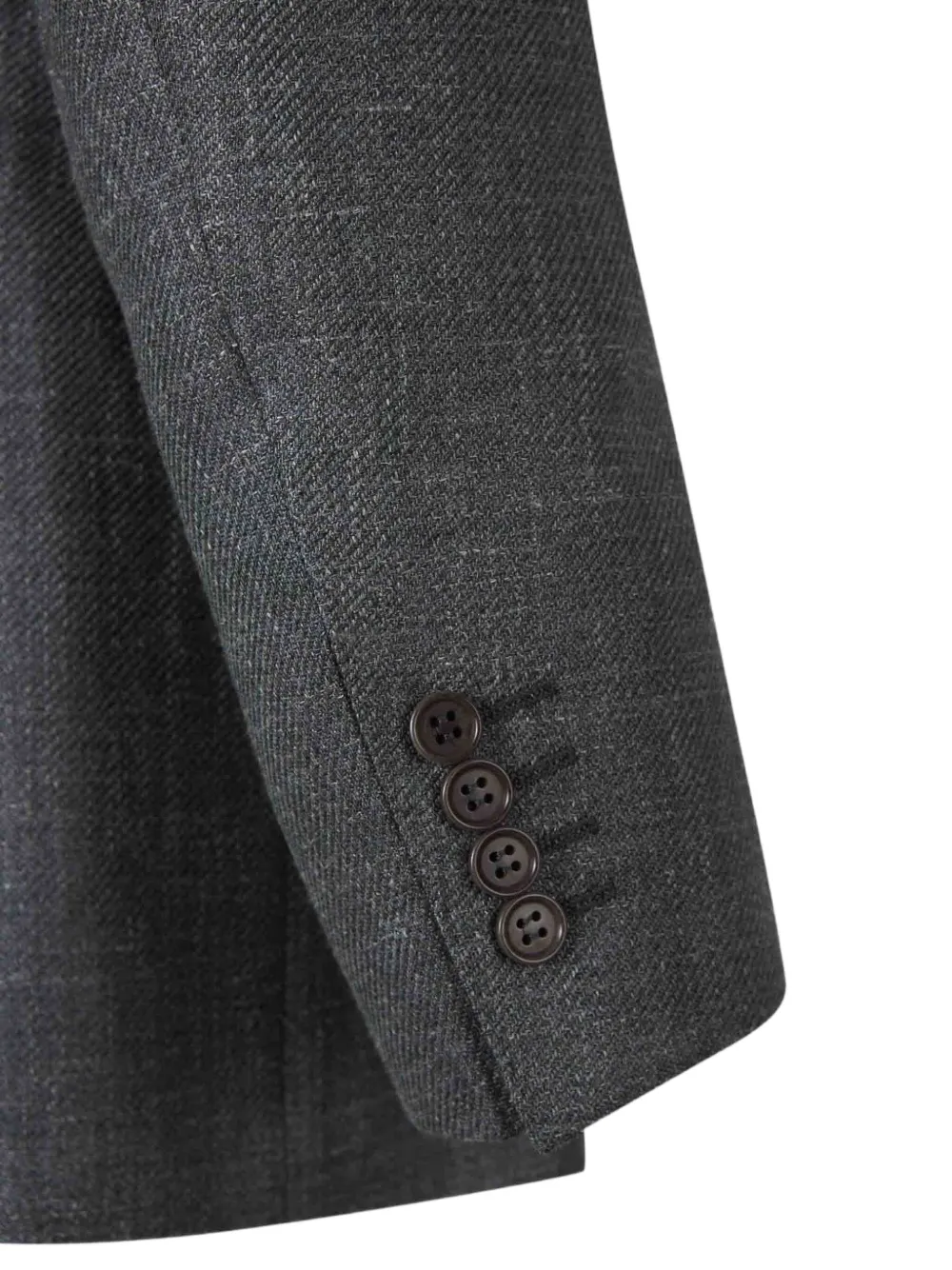 Canali Blazer met enkele rij knopen Grijs