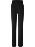 Alexander McQueen satin-trim trousers - Black
