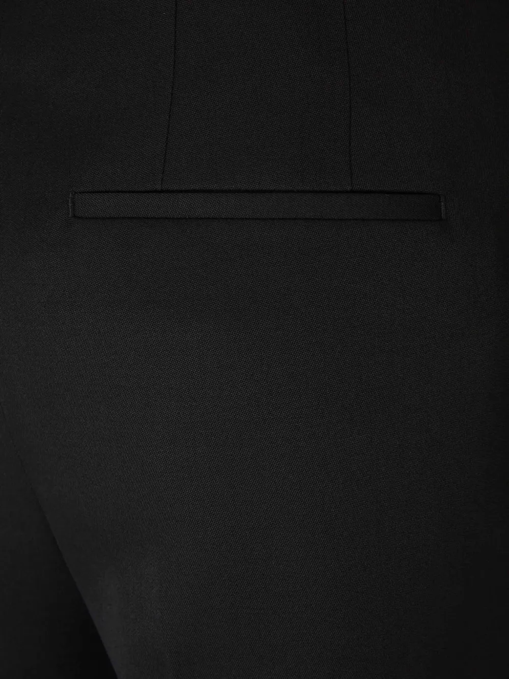 Alexander McQueen Broek met satijnen afwerking Zwart