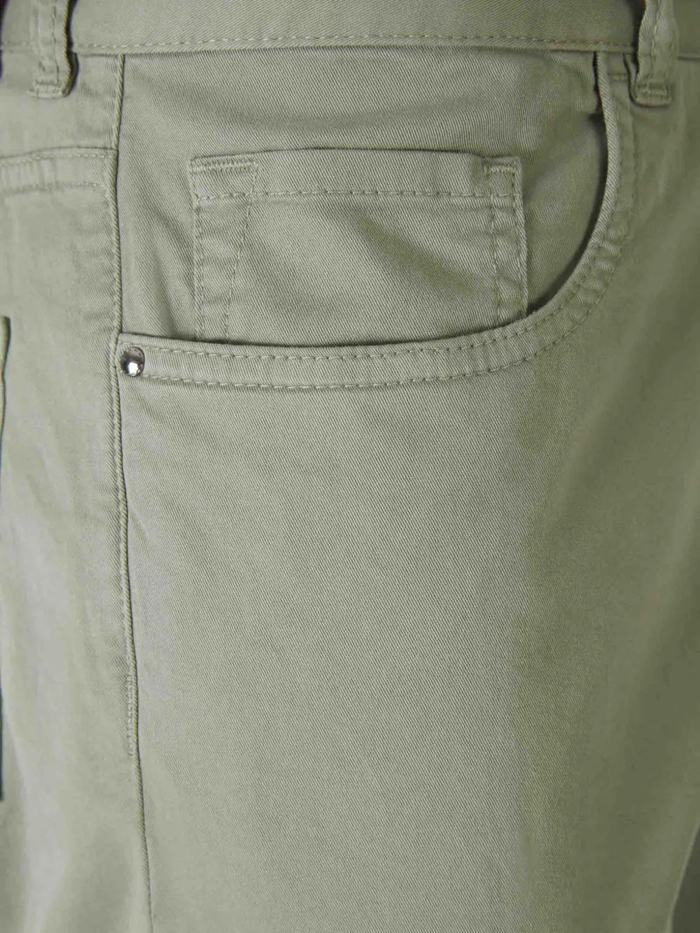 Canali Jeans met vijf zakken Groen
