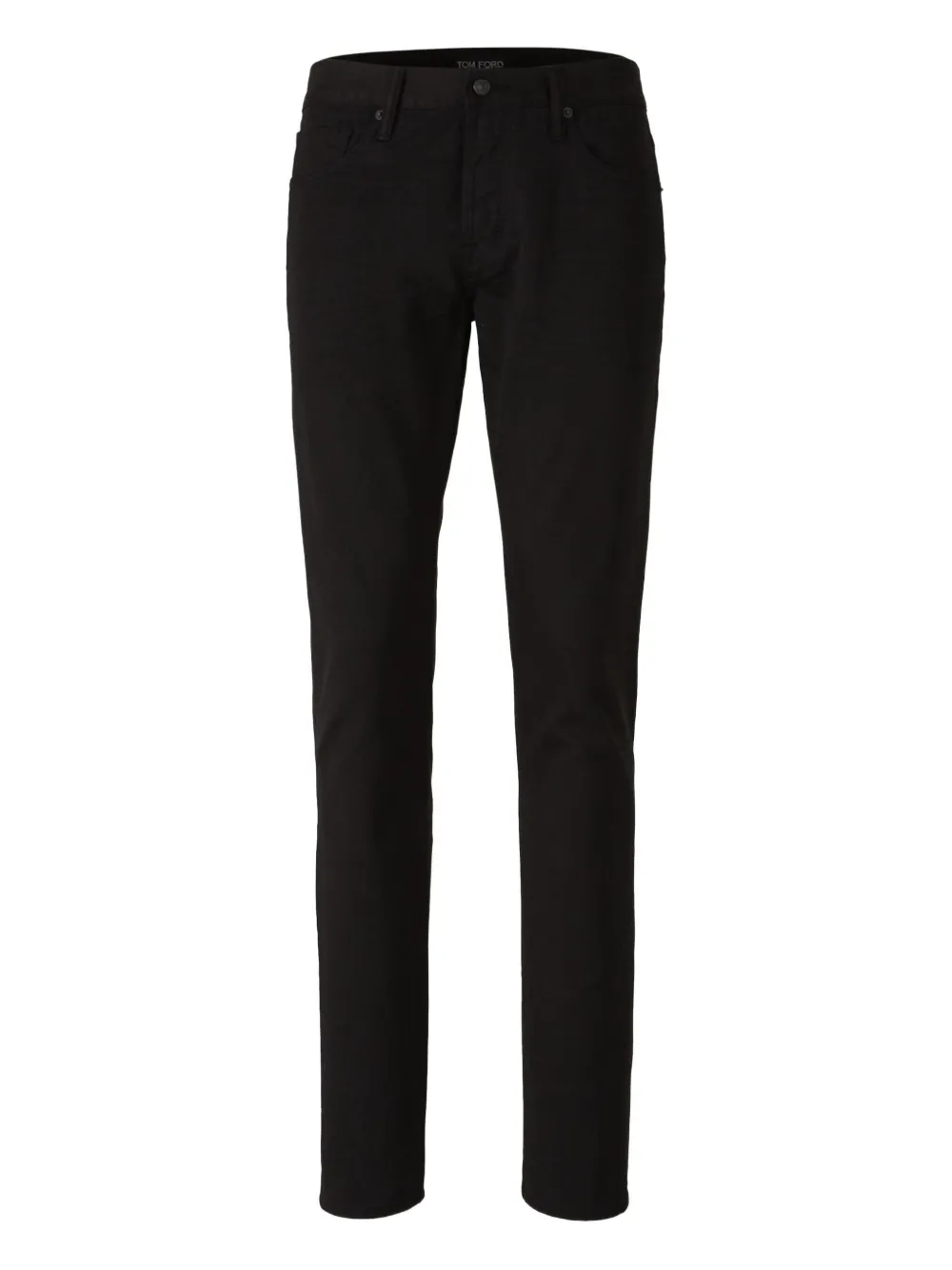 TOM FORD compact-twill slim-fit jeans | Black | Image 1