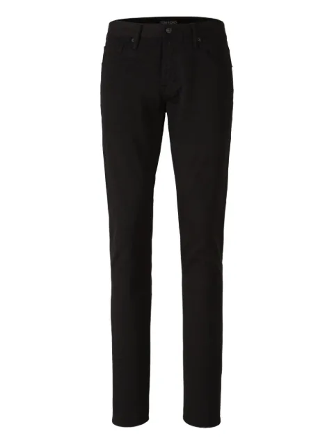 TOM FORD compact-twill slim-fit jeans