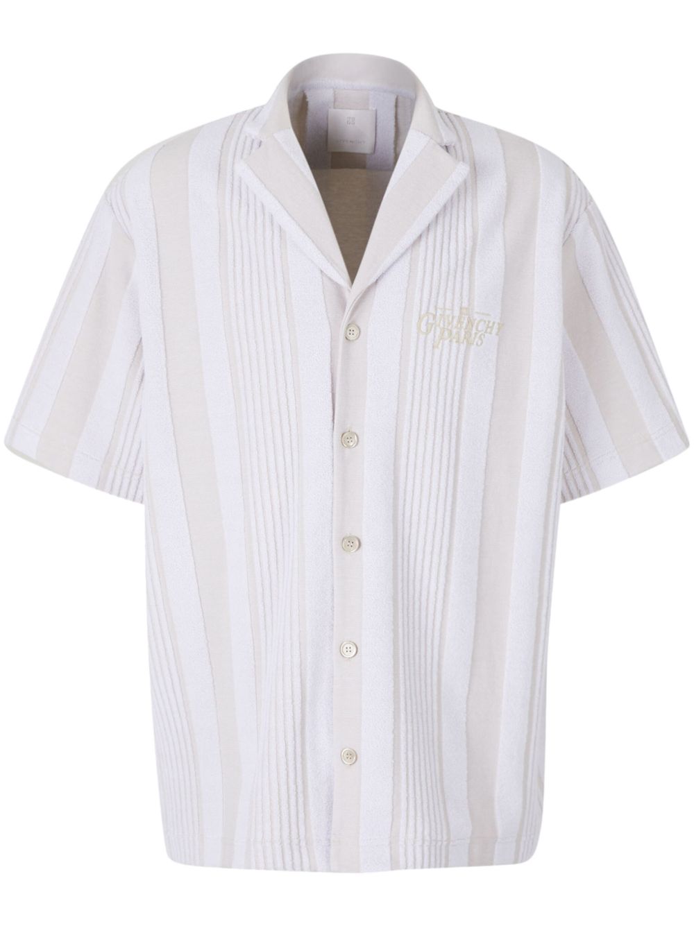 Givenchy striped textured shirt Wit