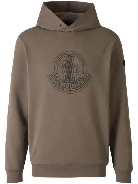 Moncler hoodie con logo estampado
