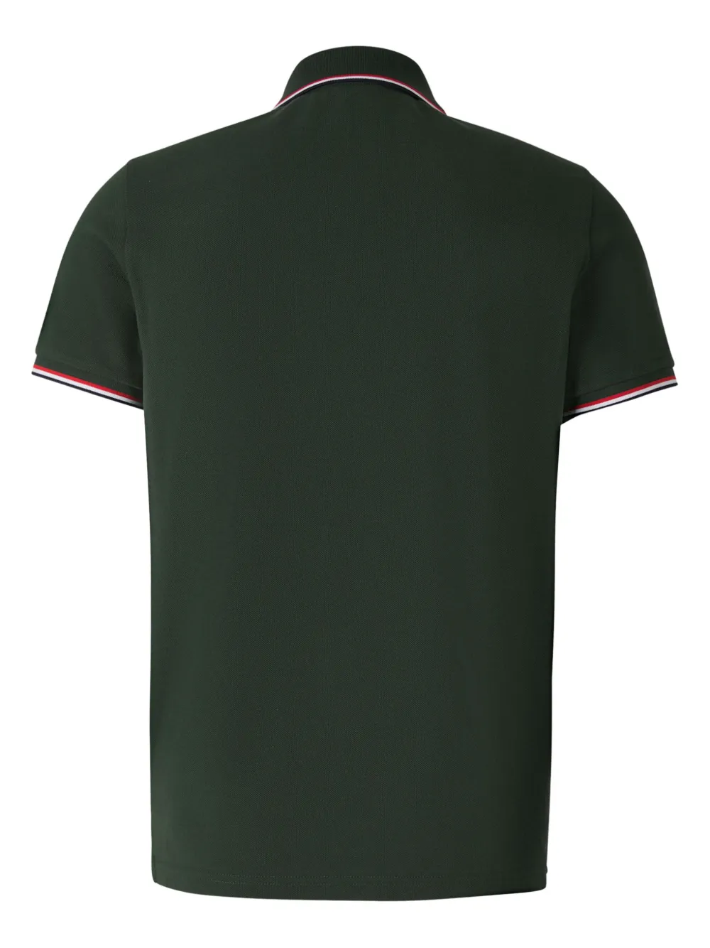Moncler Poloshirt met logo-applicatie - 455 GREEN