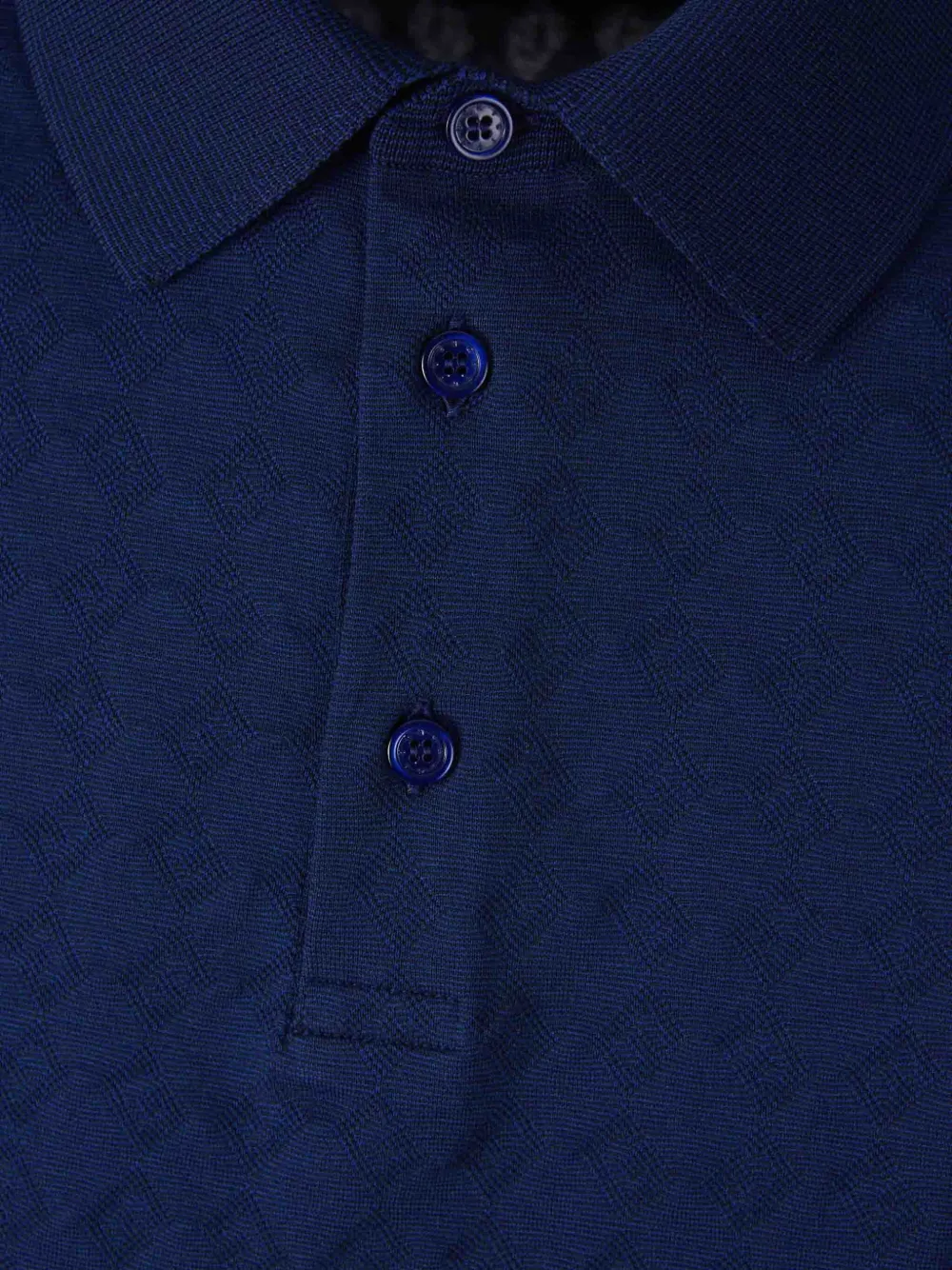 Givenchy Poloshirt met 72 monogram-jacquard Blauw
