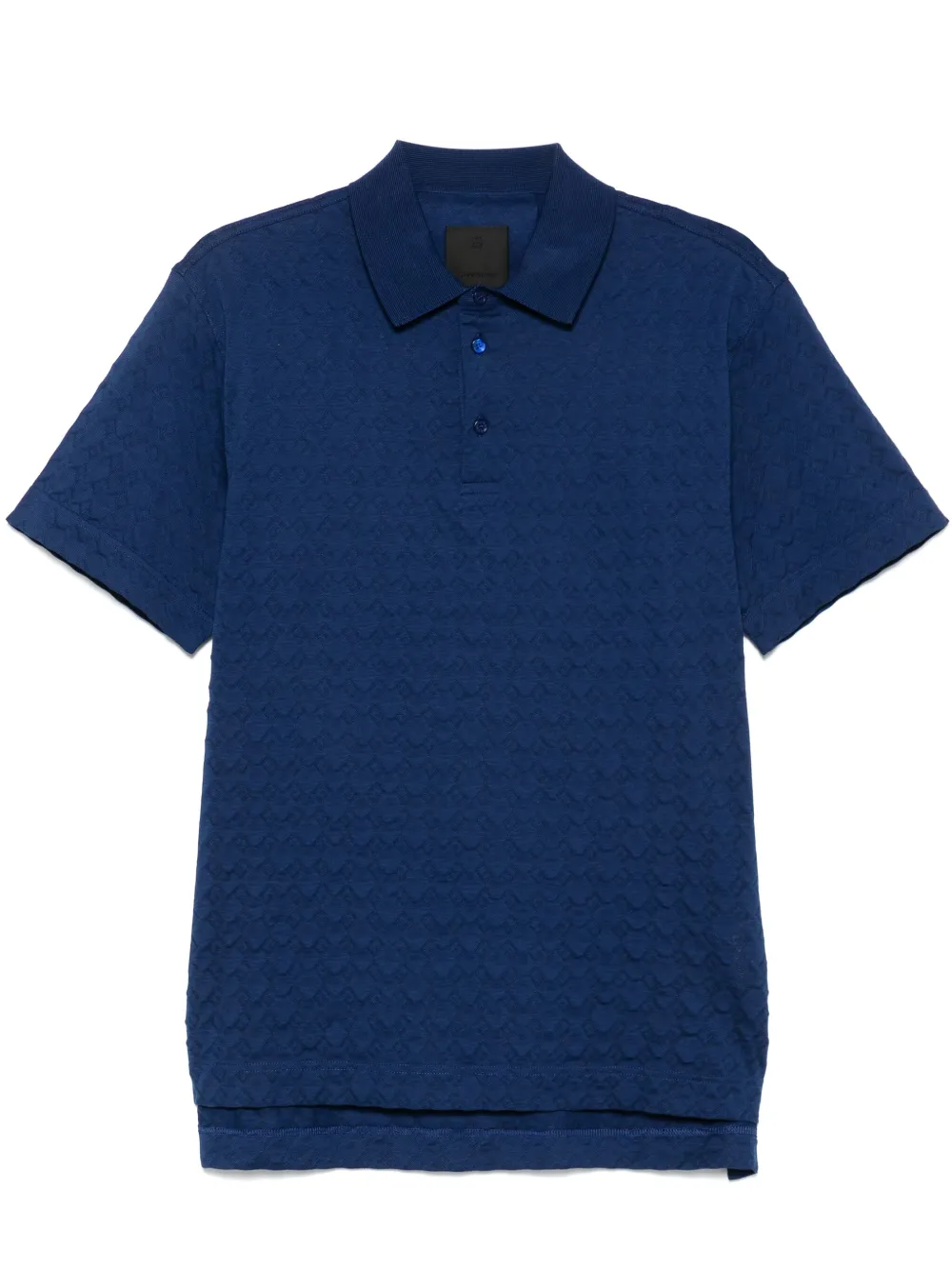 Givenchy playera tipo polo con monograma 72 en jacquard | azul | Image 1