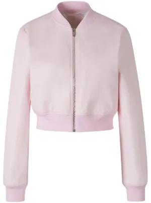 アウターその他 GIVENCHY Women Outer BW00Q615XZ 681 Pink Givenchy Zip-up Cropped Windbreaker with Embroidered