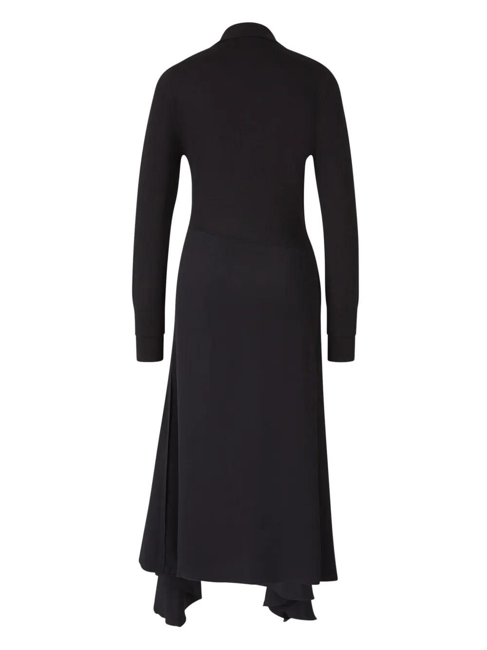 Victoria Beckham Henley midi dress - Zwart