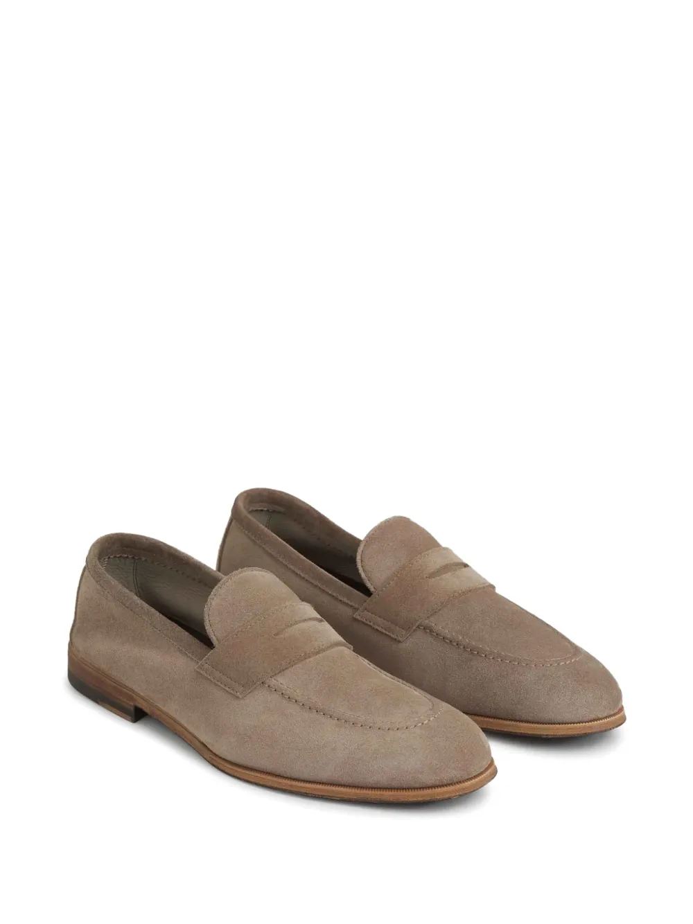 Henderson Baracco Suède loafers - Grijs