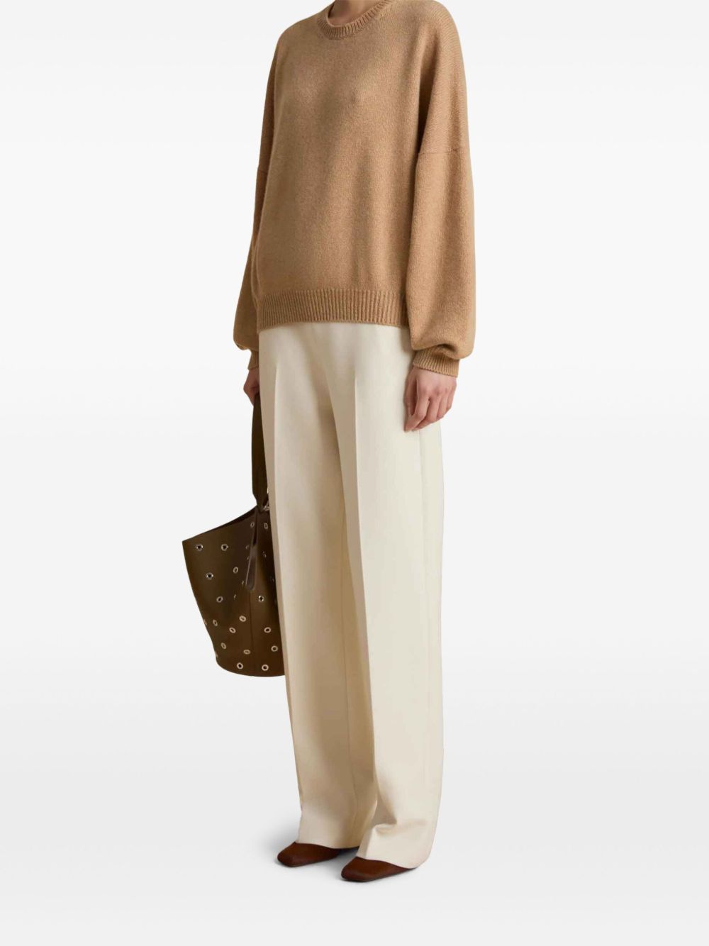 KHAITE Cambie trousers - Beige