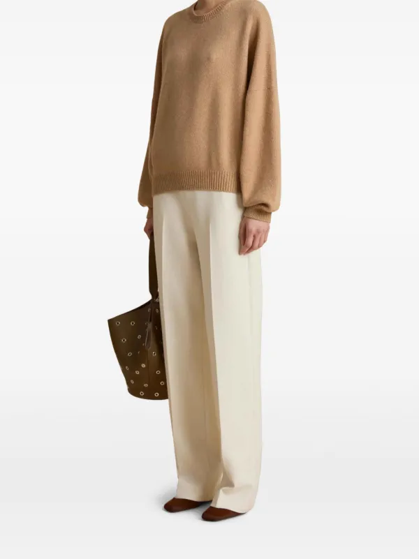 KHAITE Cambie Trousers | Neutrals | FARFETCH