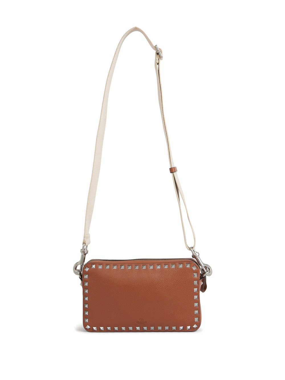 Valentino Garavani rockstud messenger bag - Bruin