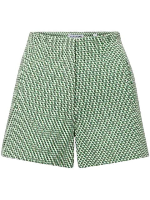 Veronica Beard shorts de vestir con motivo
