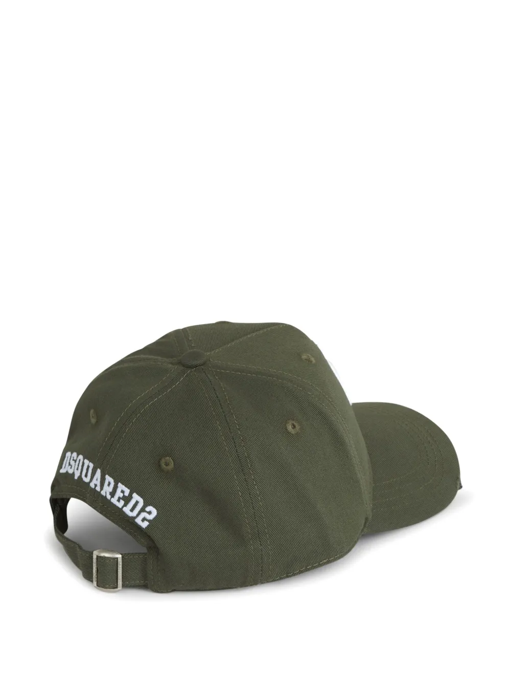 DSQUARED2 logo-embroidered cap - Groen