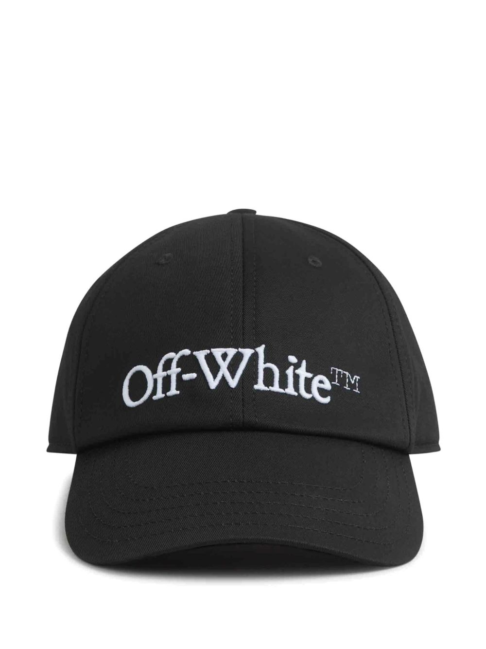 Off-White Bookish honkbalpet Zwart