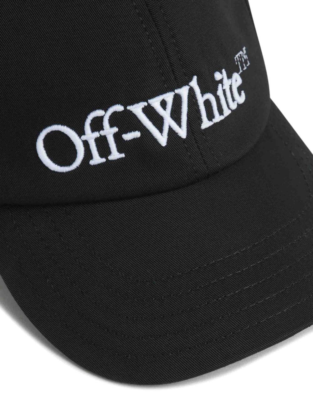 Off-White Bookish honkbalpet Zwart