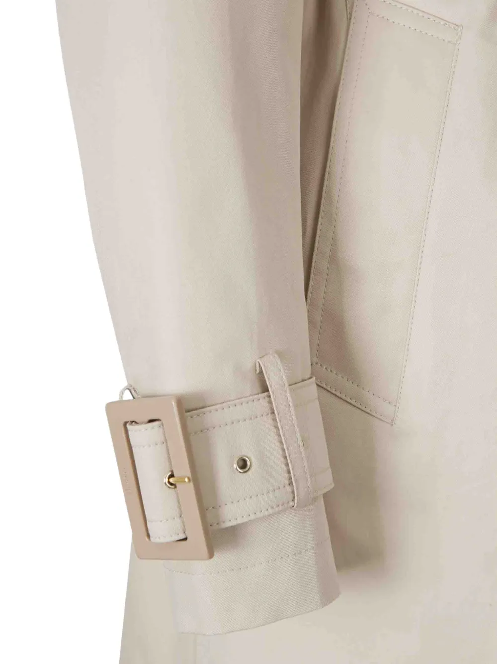 Herno Trenchcoat met verborgen sluiting Beige