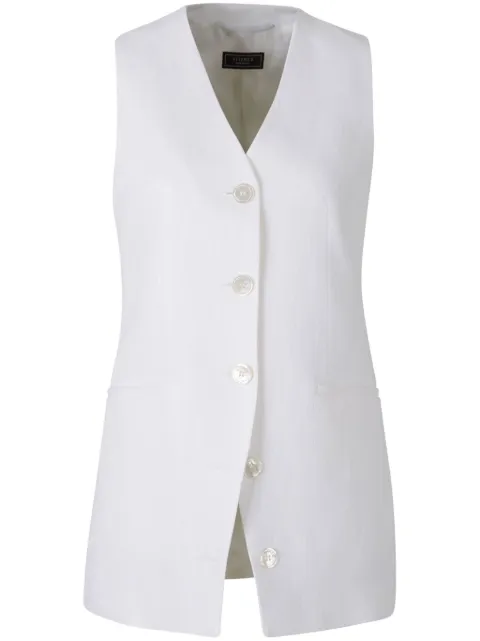 Peserico v-neck buttoned vest