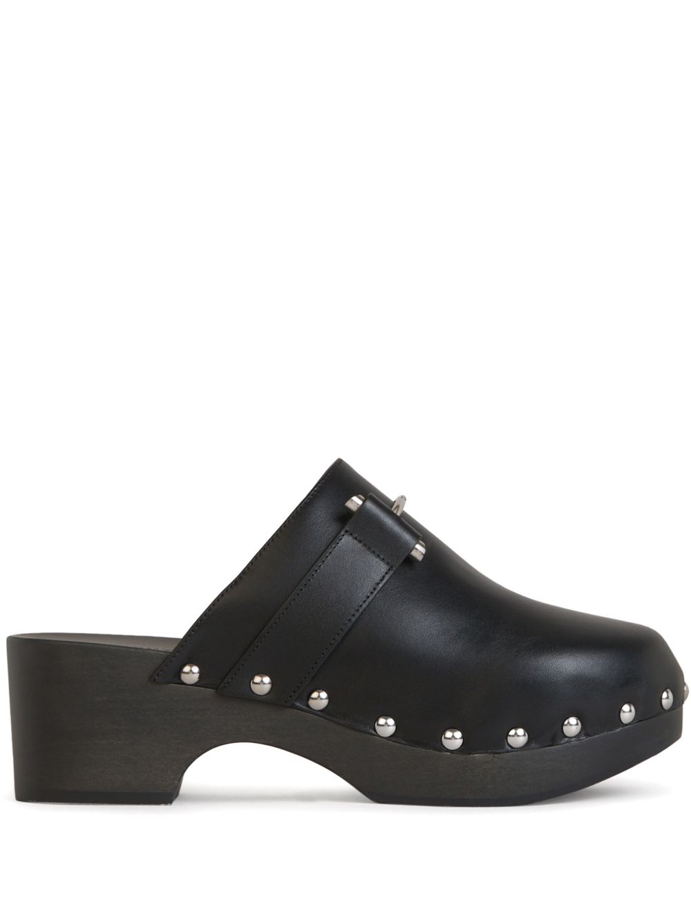 Givenchy 60mm leather clogs Black