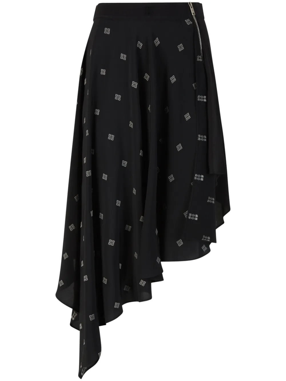 Givenchy Asymmetrische rok Zwart
