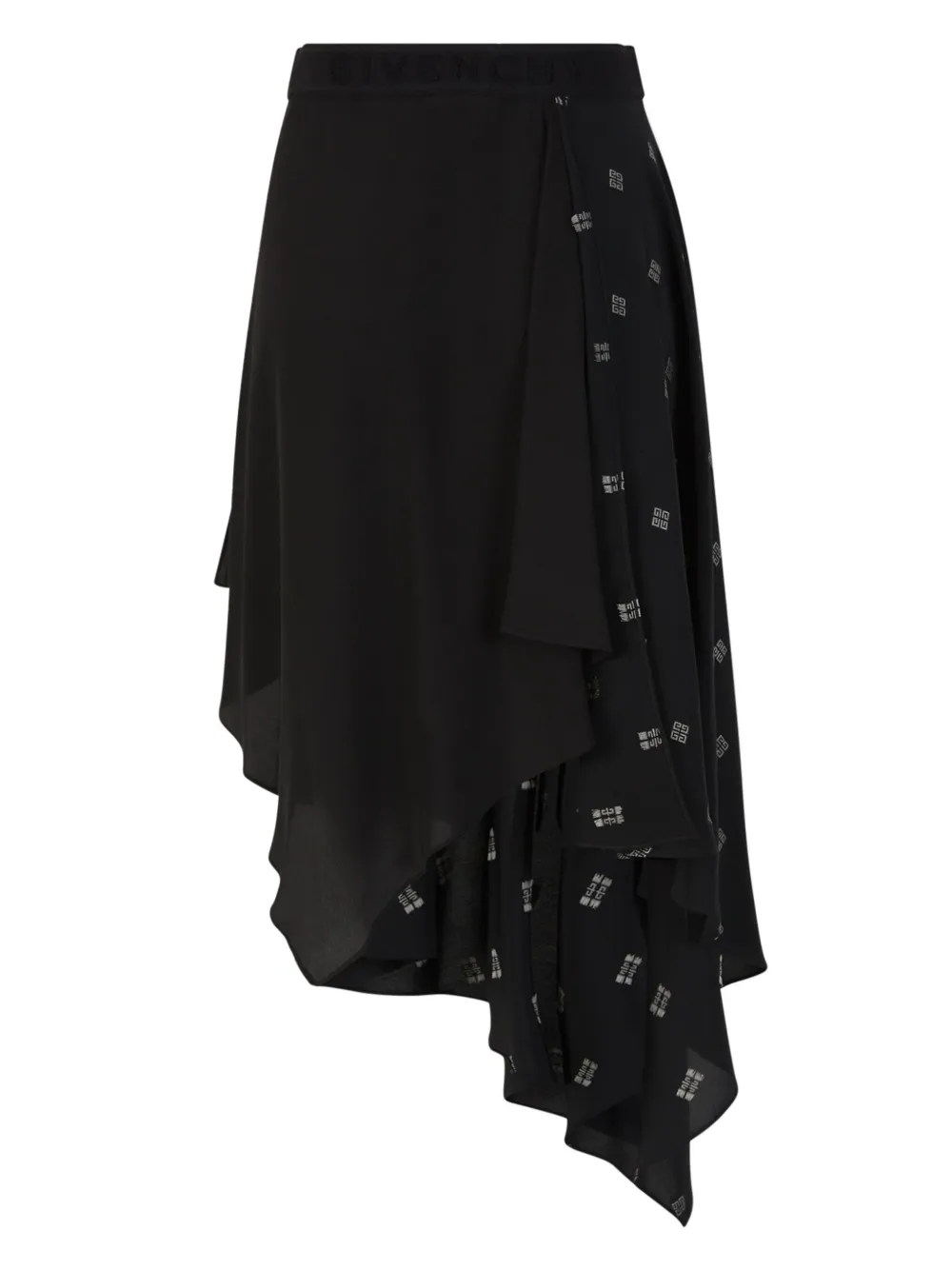 Givenchy Asymmetrische rok Zwart