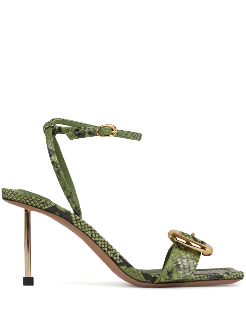 Jacquemus 80 mm The Regalo sandalen Groen