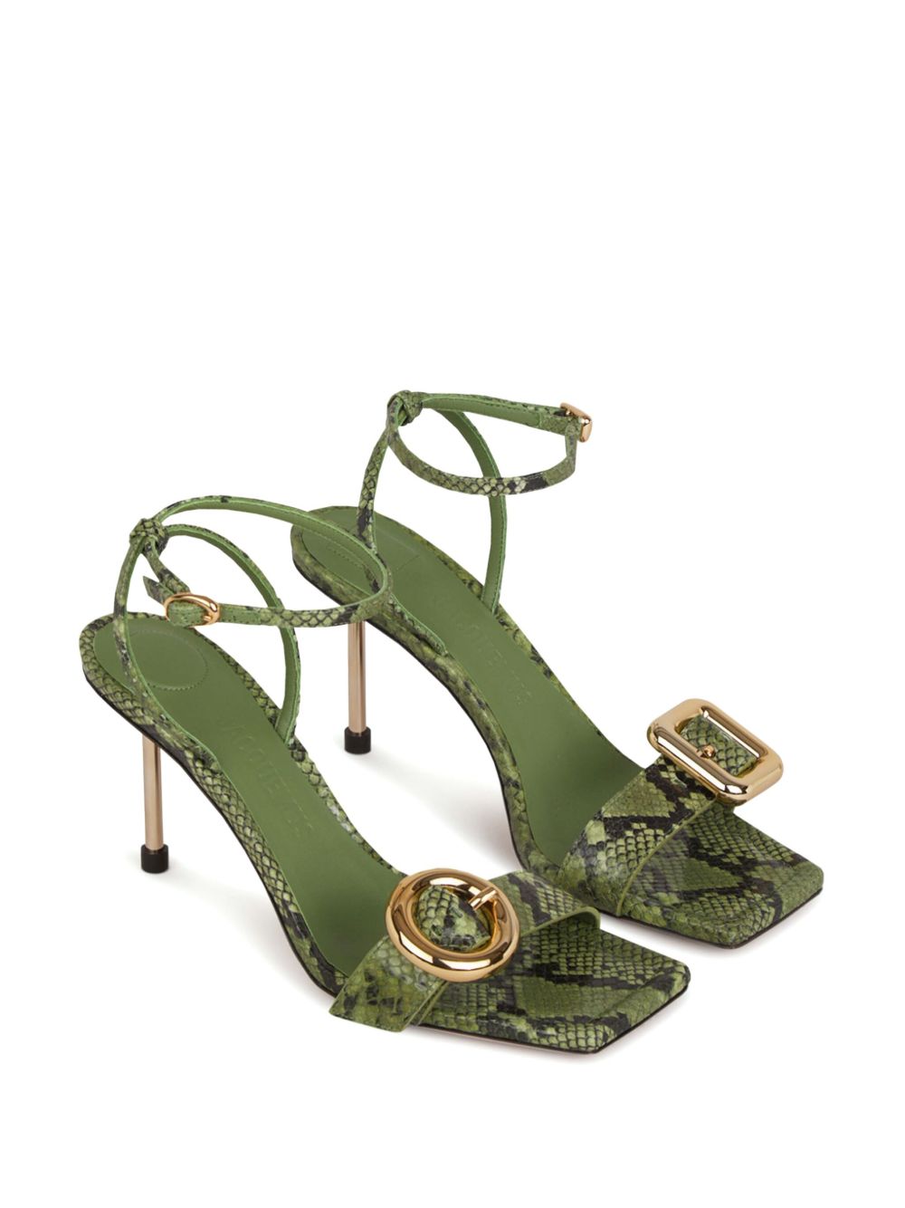 Jacquemus 80 mm The Regalo sandalen - Groen