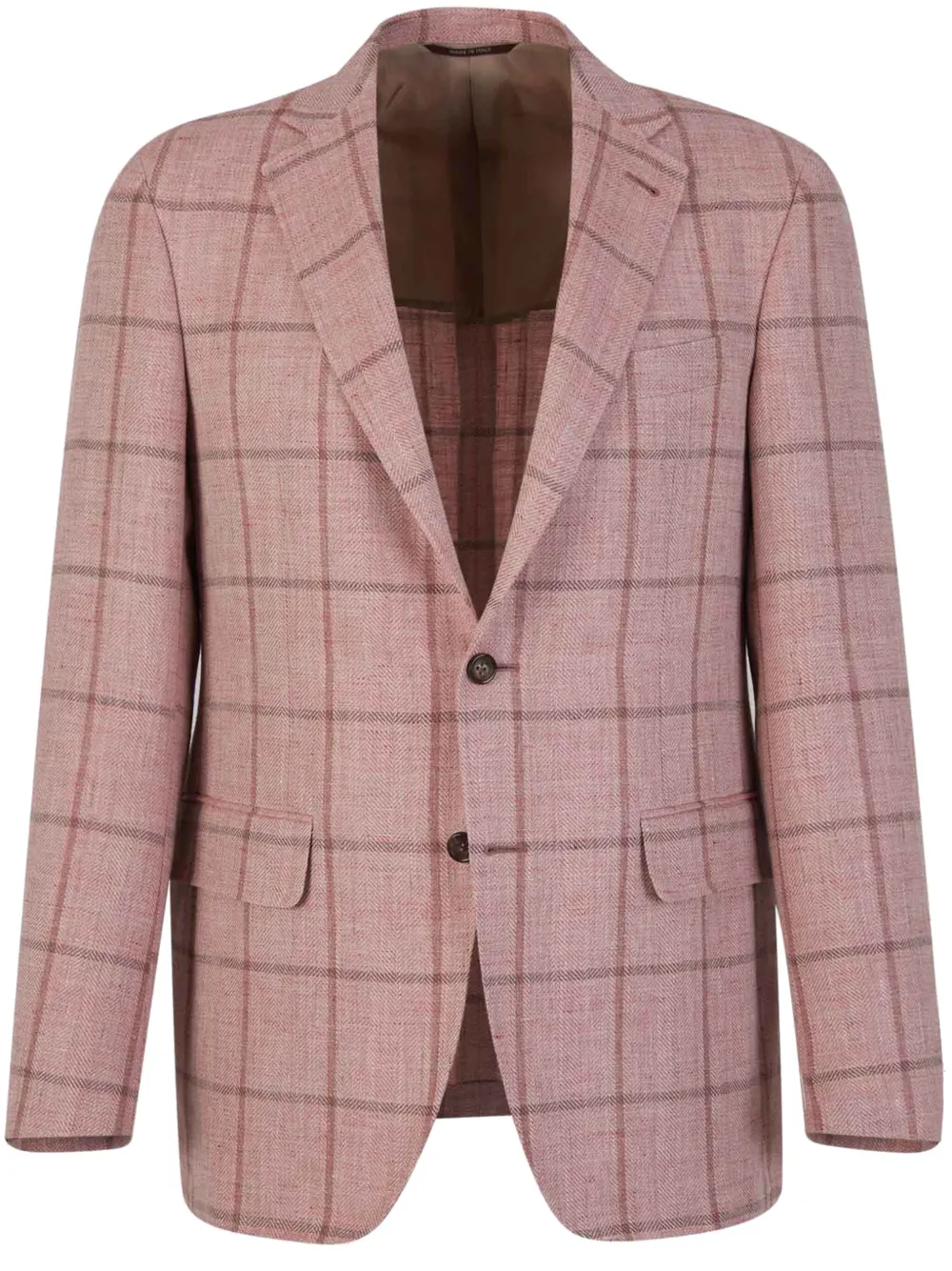 Canali checked blazer | Pink | Image 1