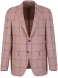 Canali checked blazer - Pink