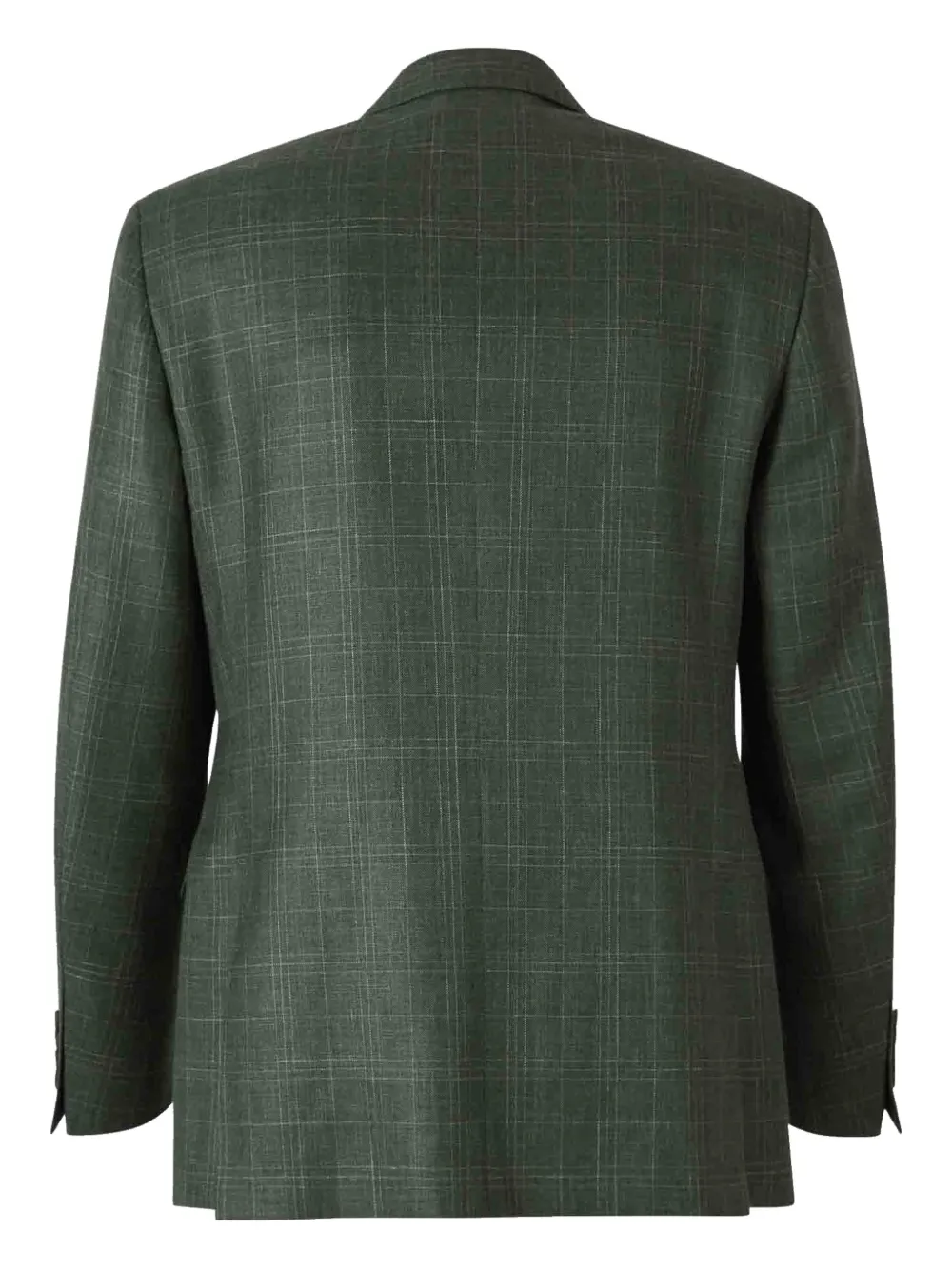 Canali checked blazer - Groen