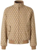 Valentino Garavani Toute la V bomber jacket - Brown