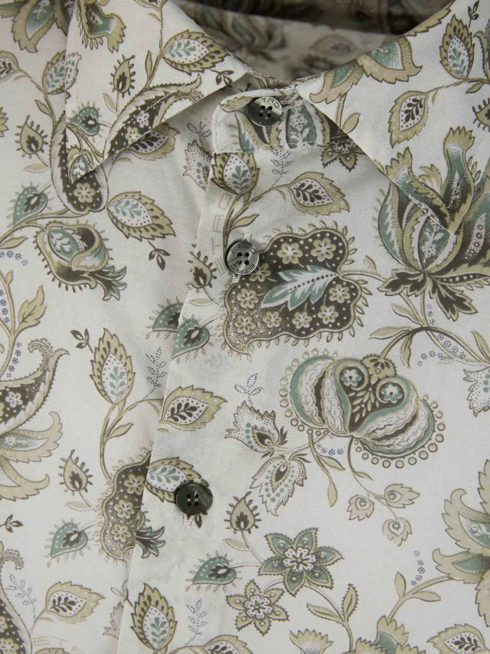 ETRO Overhemd met paisley-print Groen