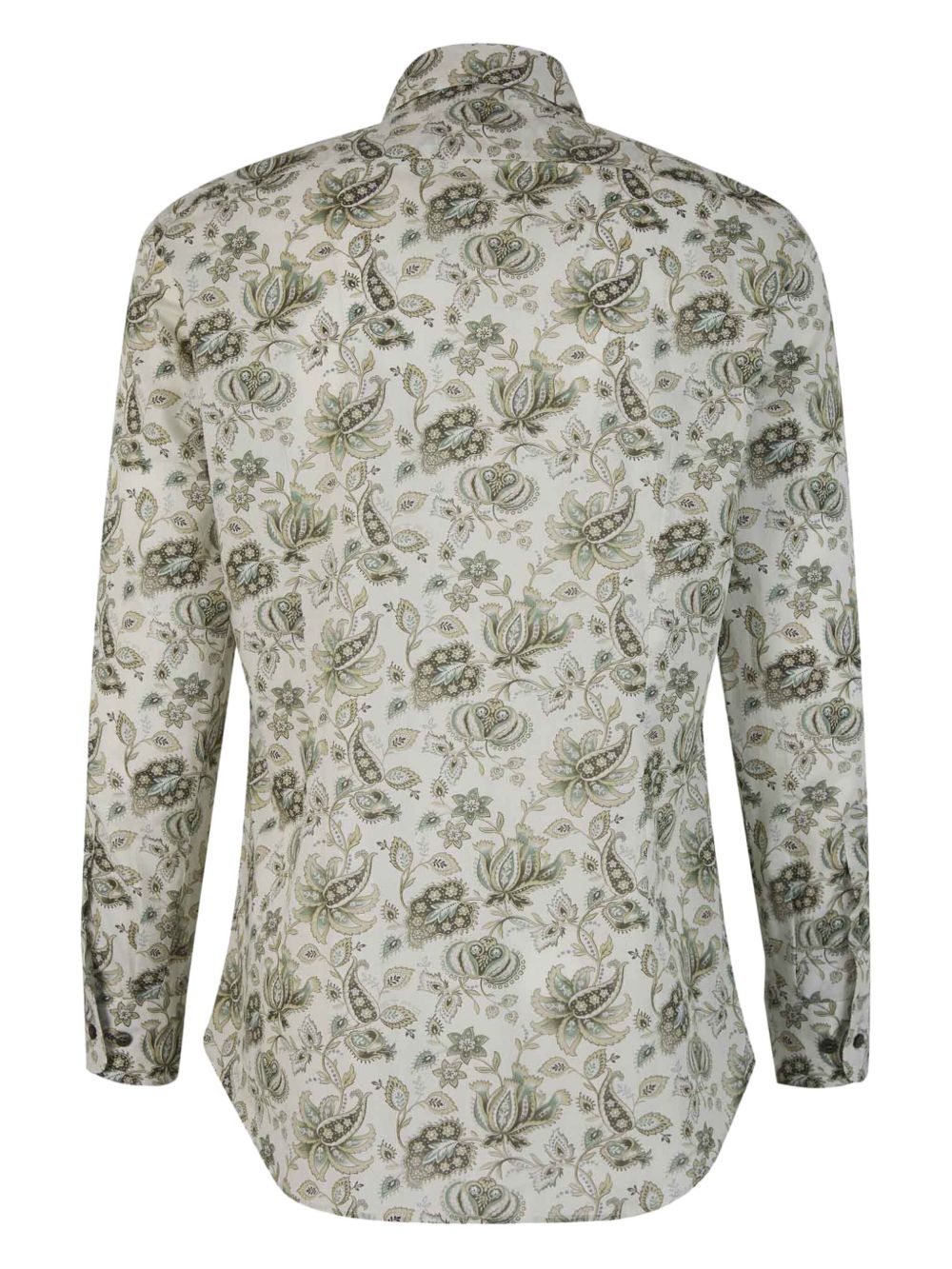 ETRO paisley-print cotton shirt - Groen