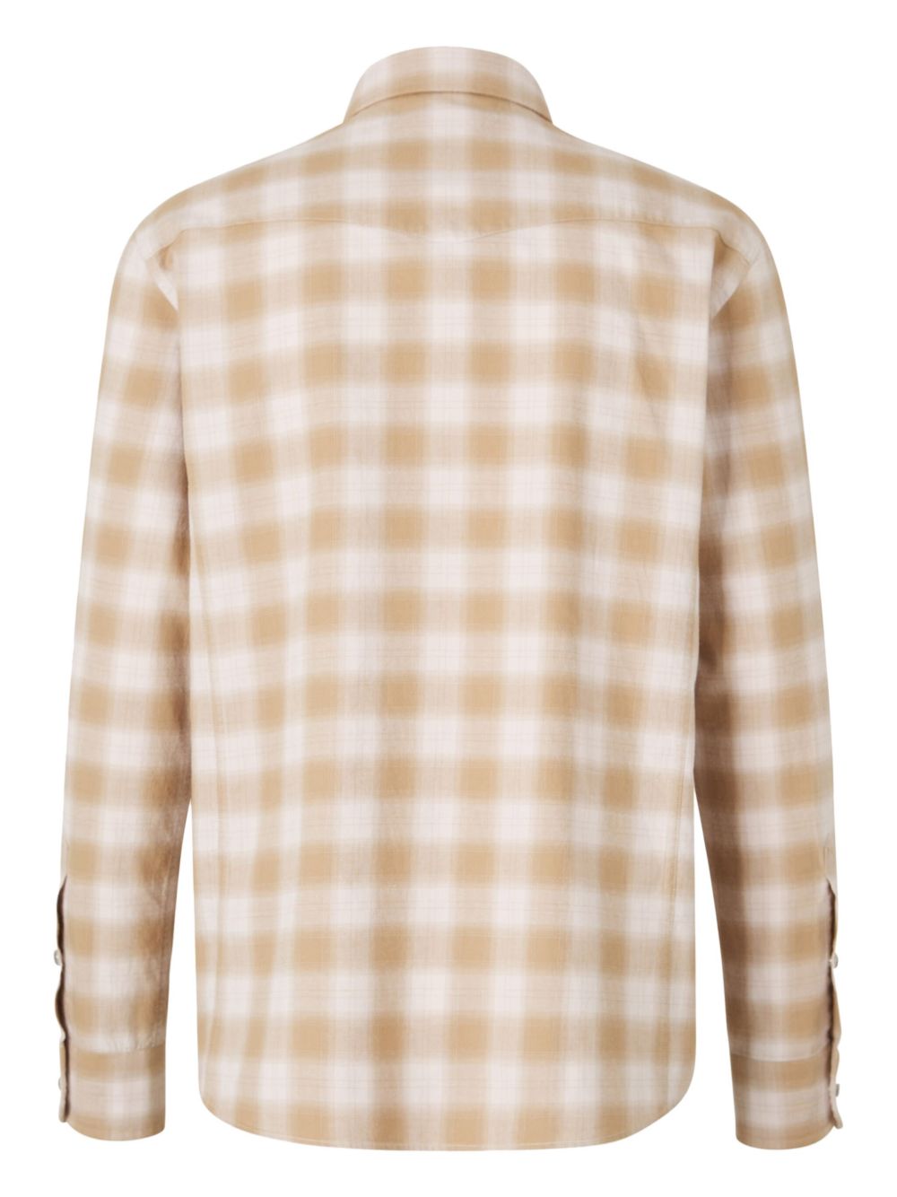 TOM FORD checkered shirt - Beige