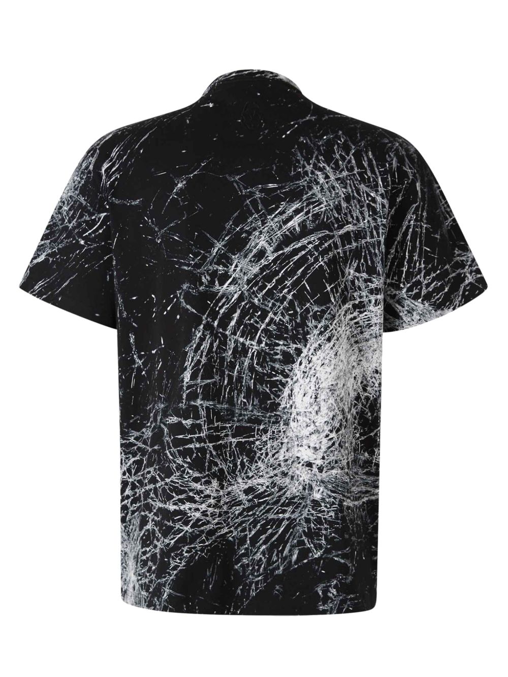 Alexander McQueen Contrast Graphic T-Shirt - Black