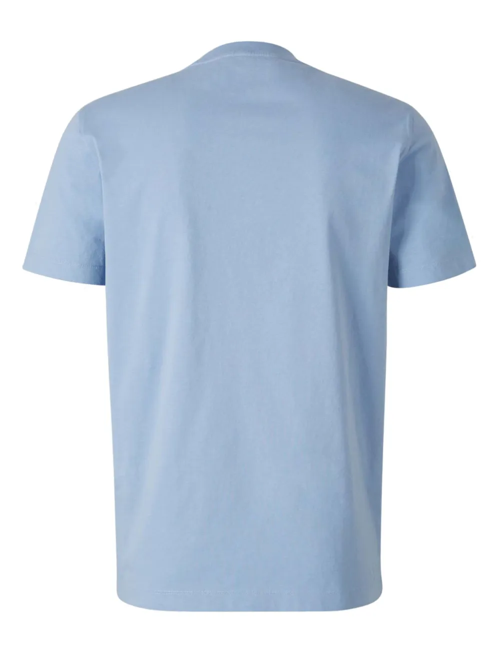 Moncler Drie katoenen T-shirts met logopatch Blauw