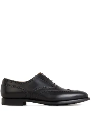 Sergio Rossi almond-toe Derby Shoes | Black | FARFETCH CA