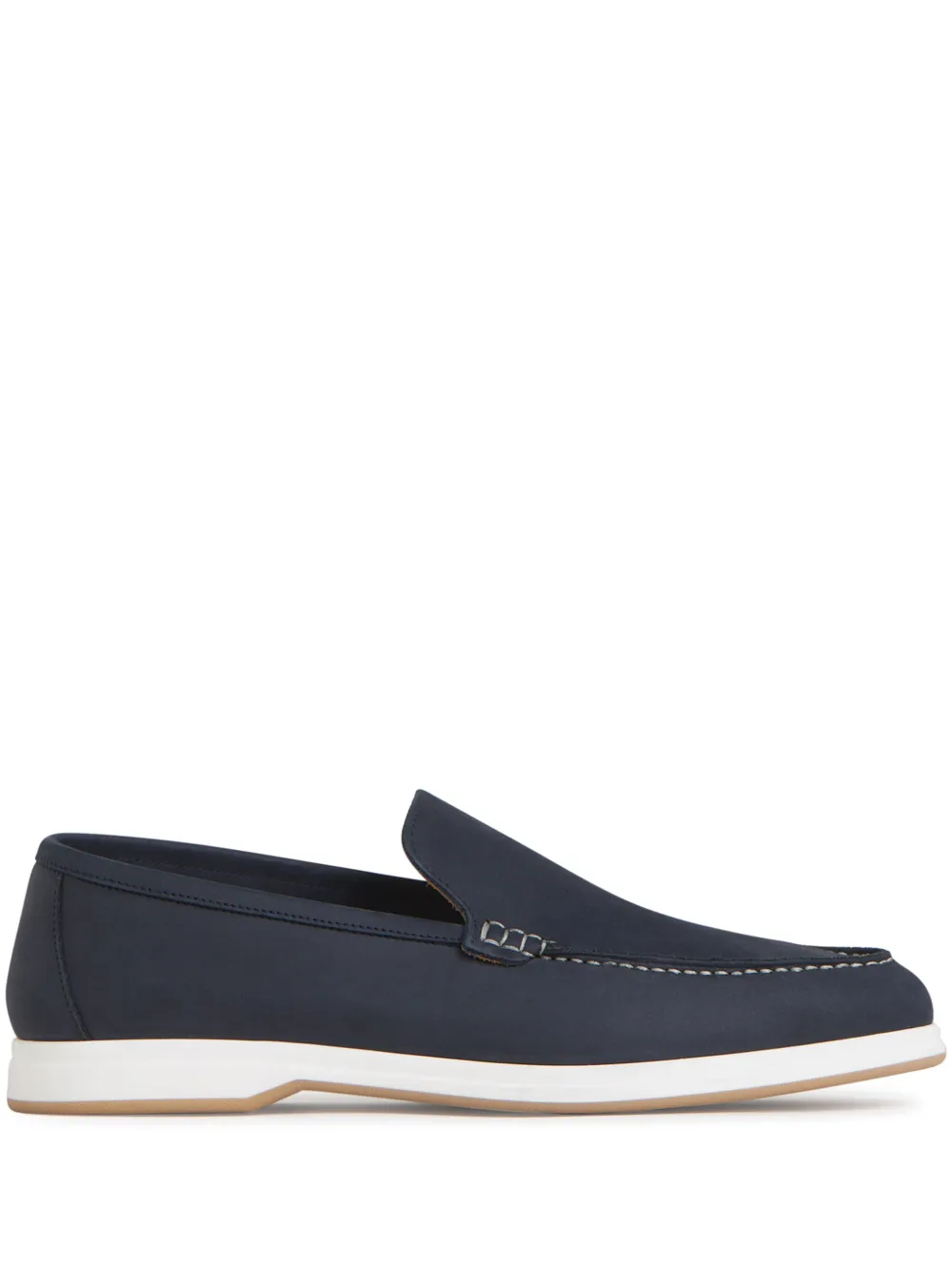 Enrico Mandelli leather loafers Blue