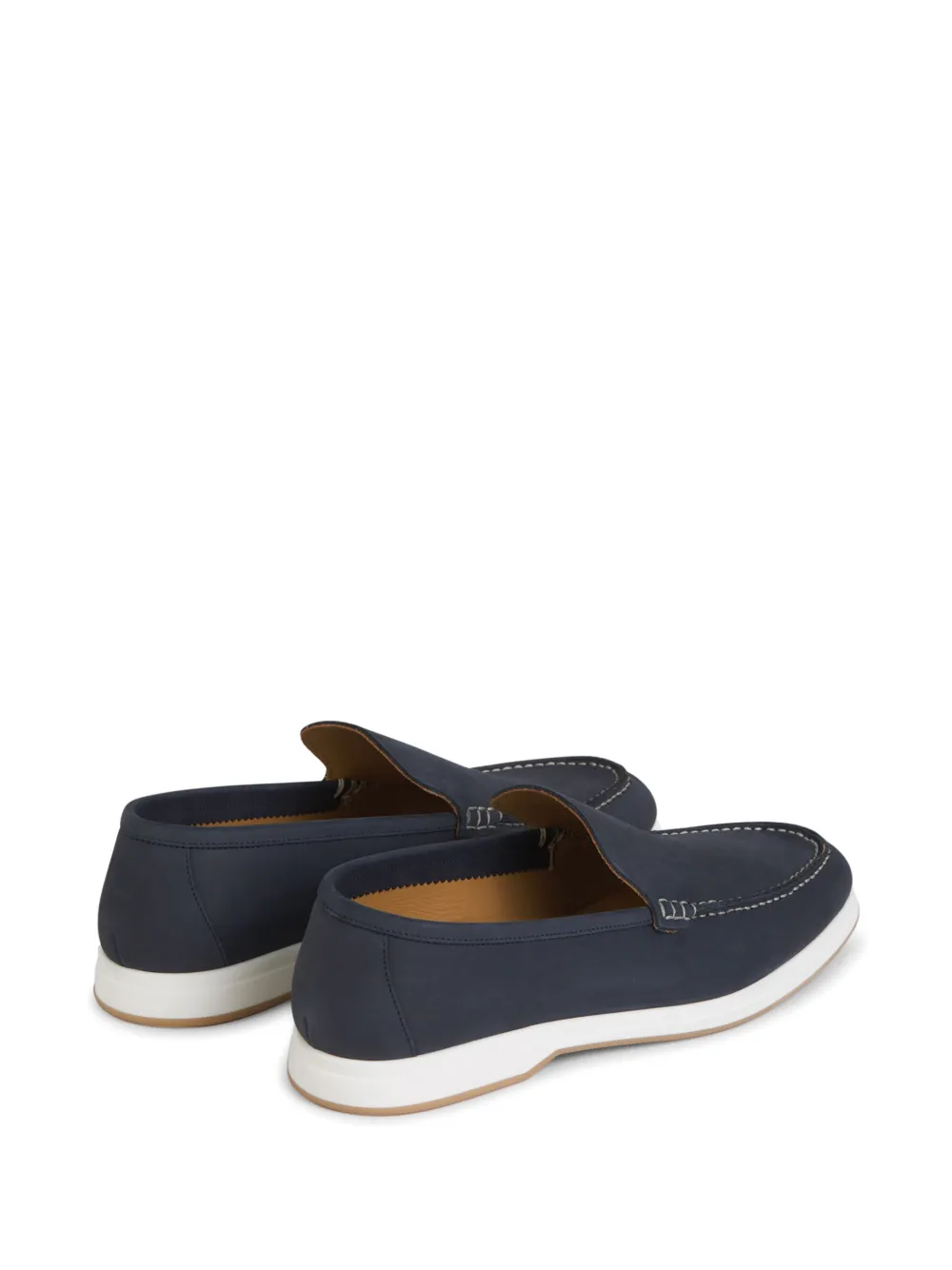 Enrico Mandelli leather loafers Blue