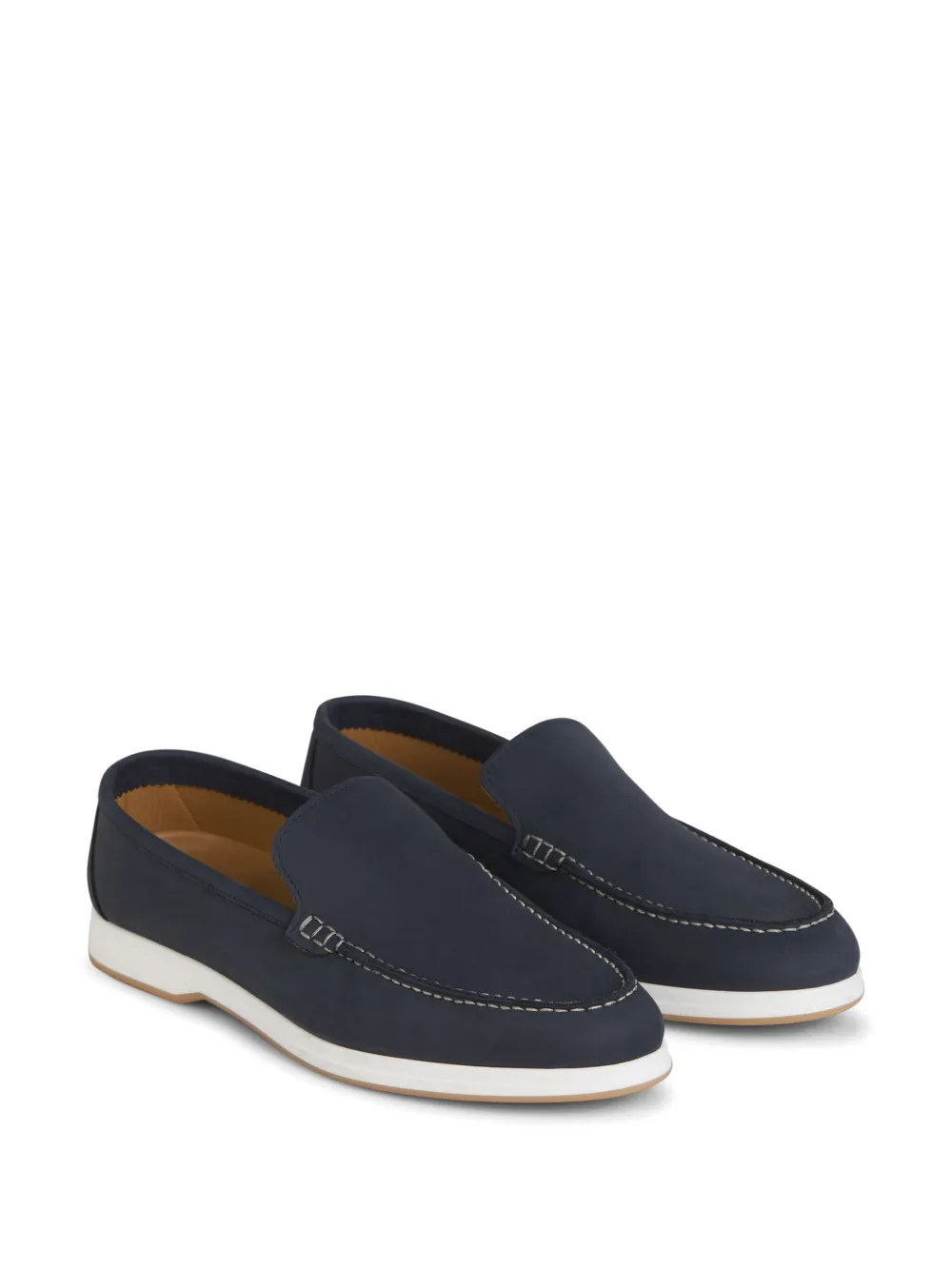 Enrico Mandelli leather loafers Blue