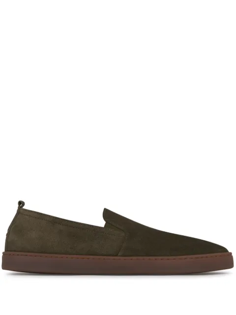 Henderson Baracco mocassins en daim