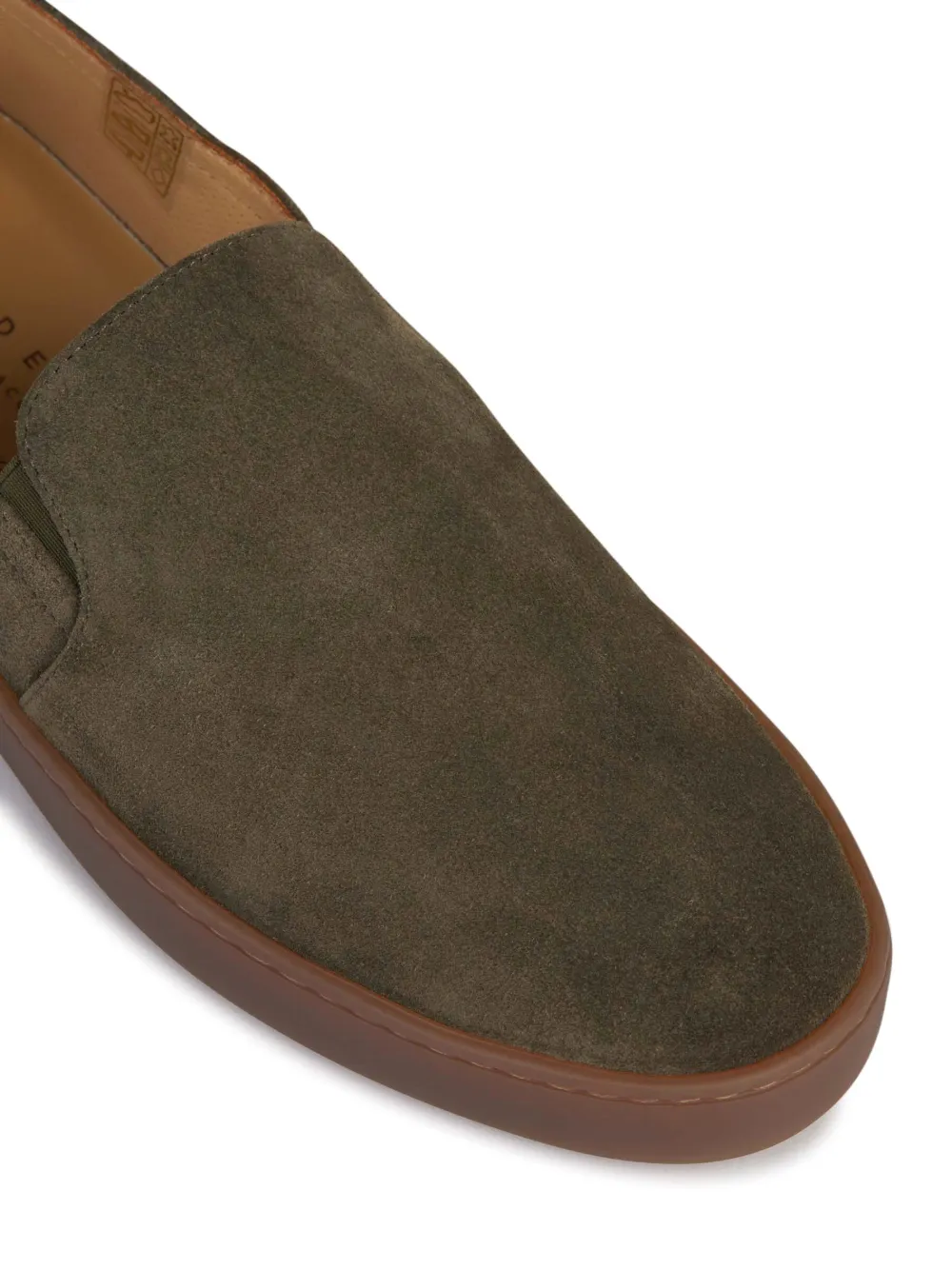 Henderson Baracco suede loafers Green