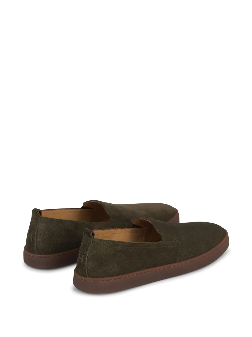 Henderson Baracco suede loafers Green