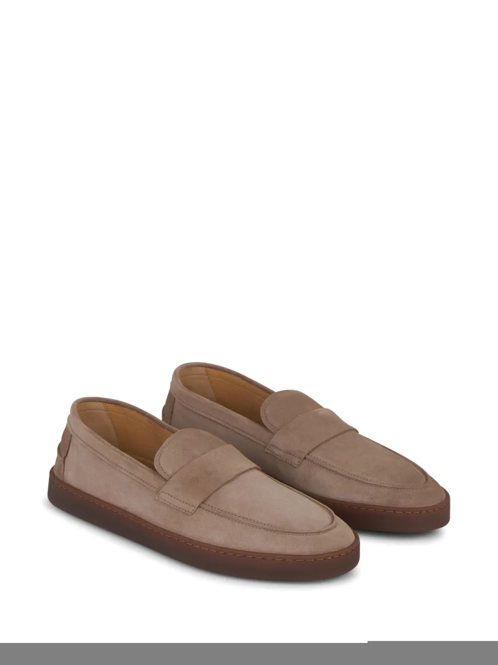 Henderson Baracco suede loafers - Bruin