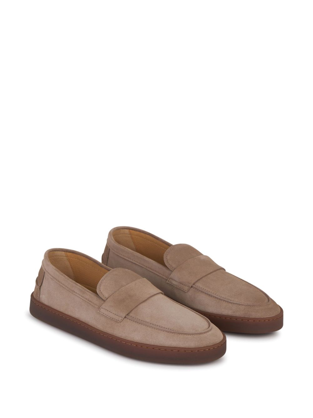 Henderson Baracco Suède loafers - Bruin